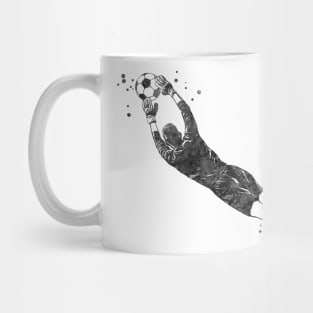 Male Soccer Player Mug